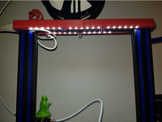 guidato illuminazione ender 3 3D print model - Mito3D