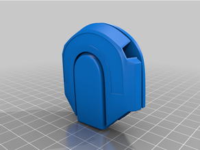 mandalorian helmet ender 3 pro compatibil 3d print model - Mito3D