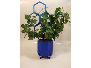 julie 39 s pedestal plantador flor Panela jardim 3d print model - Mito3D
