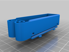 gameboy bolsillo recargable batería soporte cubierta carcasa funda nintendo 3d print model - Mito3D