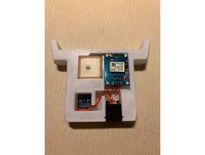 openastrotracker imu & gps support accelerometer astronomy astrophotography holder mount 3d print model - Mito3D