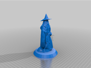Gandalf dolma kalem Kulp destek karakter dekorasyon sıra organizatör oyuncak küpe Kral yüzükler model heykel 3d print model - Mito3D
