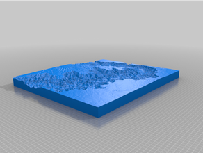 grand canyon angel point model 3d print model - Mito3D