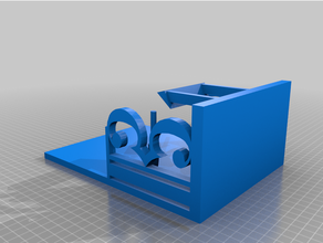 viola parede suporte 3d print model - Mito3D