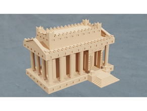 rônier temple 3d print model - Mito3D