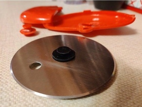 pizza cutter axle replacement 3d print model - Mito3D