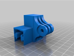 ender 3 v2 pro gopro rail mount session 3d print model - Mito3D