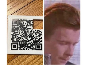 rick rulo qr bulmaca 3d kodu Rickroll 3d print model - Mito3D