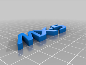 mesure mx 5 logo 3d print model - Mito3D