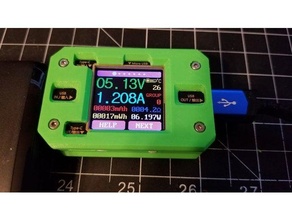 USB volt metro multimetro Astuccio guaina ohm accumulatore energia usb c voltmetro vom 3d print model - Mito3D