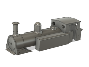 lcdr class steam engine locomotive model trains 3d print model - Mito3D