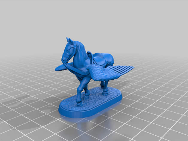 pegasus 28mm mount 3D print model - Mito3D