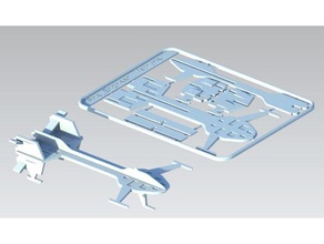 titan ae valkyrie kit card easy print 3d print model - Mito3D