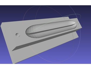 chestnut cutting board watch video kitchen razor tool 3d print model - Mito3D