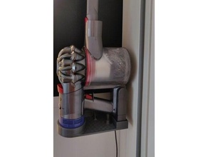 dyson wallmount vacuum hose mount 3d print model - Mito3D