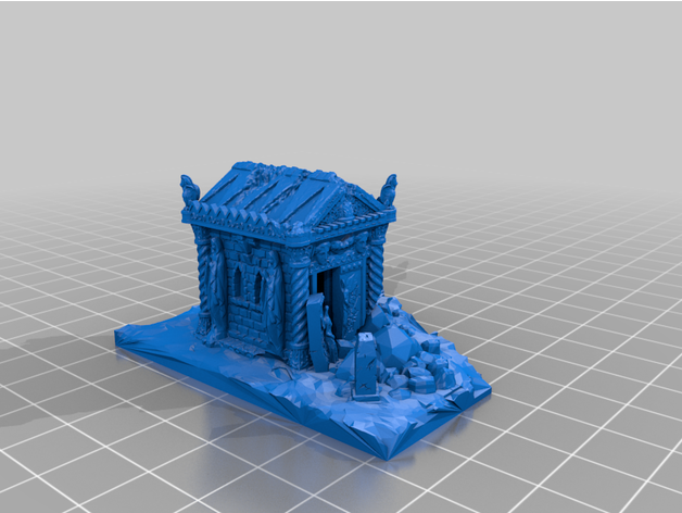 tomb king crypt warmaster scale 3D print model - Mito3D