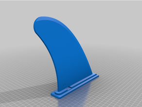 pagaia tavola fin In piedi paddleboard Surf 3d print model - Mito3D