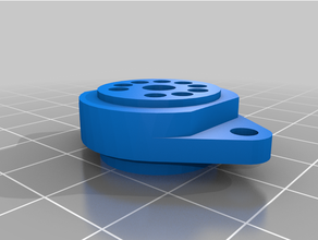 b9a noval socket vacuum tube 3d print model - Mito3D