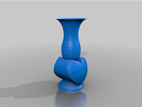 Valentinstag Vase Geschenke 3d print model - Mito3D