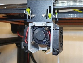 Saphir e3d hotend montieren 3d print model - Mito3D