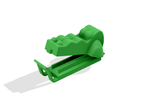 mini crocodile aliments agrafe sac alligator animal clips 3d print model - Mito3D