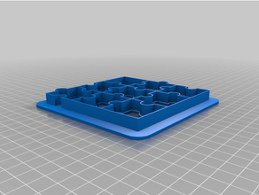 bulmaca kurabiye kesici yeniden düzenleme kalıbı 3d print model - Mito3D