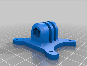 source gopro screw mount die aeromechanics remix 3d print model - Mito3D
