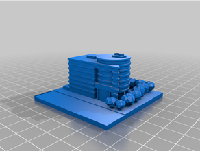 oracle building 100 architecture greeblecity 3d print model - Mito3D