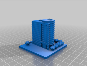 oracle bâtiment 200 architecture greeblecity 3d print model - Mito3D