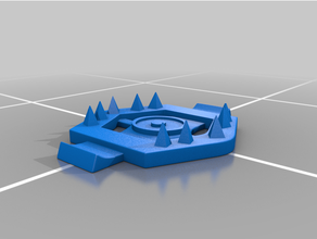 Gloomhaven Urso armadilha atordoar jogos 3d elemento 3d print model - Mito3D