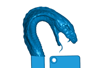 cobra mailbox flag mount binary indicator snake 3d print model - Mito3D
