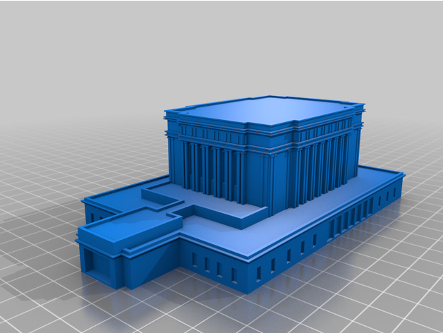 mesa az temple 3D print model - Mito3D