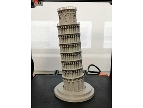 lehnen Turm pisa einfacher drucken Basteln 3d print model - Mito3D
