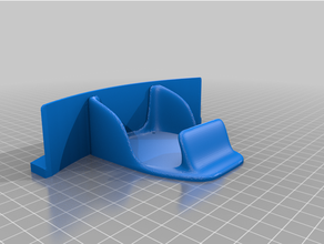 ring fit adventure holder - curved rest 3d print model - Mito3D