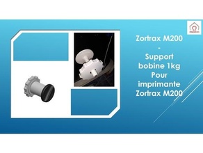 supporto bobine 1kg versare imprimante zortrax m200 3d print model - Mito3D