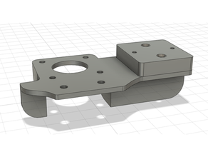 20x20 profile extruder motor bracket lotmaxx sc-10 shark extrusion 3d print model - Mito3D
