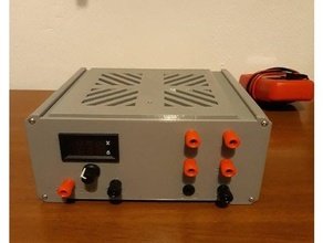 atx power supply lab fuente alimentacion laboratorio case mount psu 3d print model - Mito3D