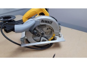 dewalt dwe575 dust extraction adapter circular 3d print model - Mito3D