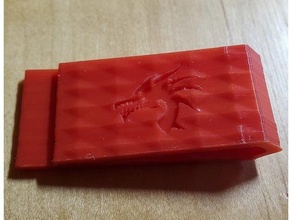 dragon money clip - grip 3d print model - Mito3D