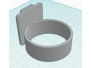 potabile ciotola gabbia montare 3d print model - Mito3D