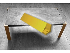 destacable estante pierna chatarra madera 3d print model - Mito3D