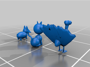 animal prints 3d print model - Mito3D