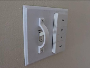 small light switch plate + philips hue remote 3d print model - Mito3D