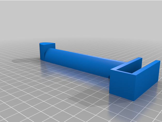 Toilette Papier Halter Unterstützung 3D print model - Mito3D
