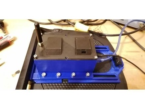 Cas gaine valise titulaire soutien distance capteur cul v10 3d print model - Mito3D