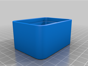 card box 5 rule & lid storage 3d print model - Mito3D