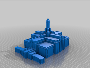 lds tapınak şakak mabet mnt Timpanogos güncellenmiş giriş 3d print model - Mito3D