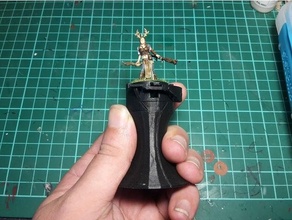 miniature painting gripper stand 3d print model - Mito3D