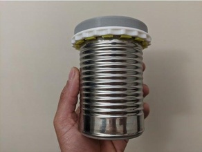 save tin threaded lid storage 3d print model - Mito3D
