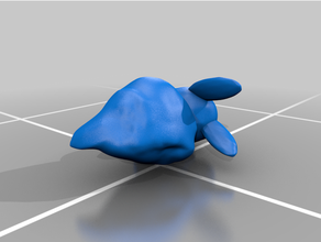 uyuyor tavşan 3d print model - Mito3D